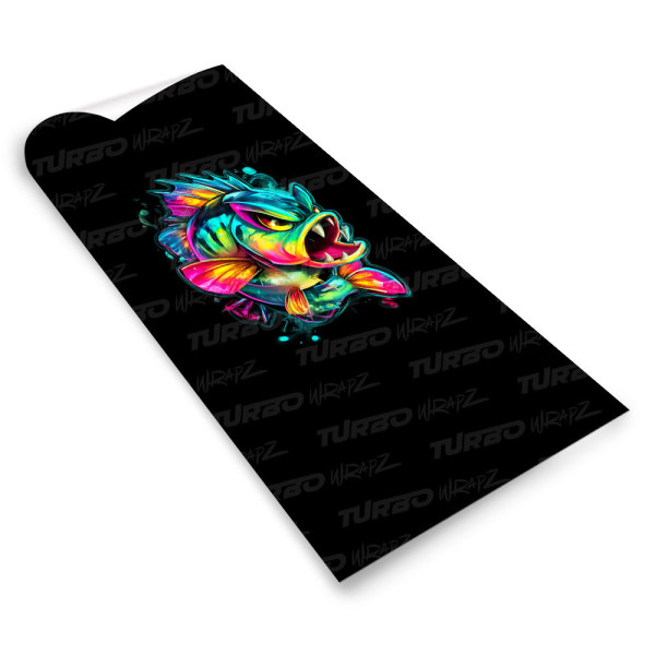 Sticker for car pillar Zły okoń | TurboWrapz.com