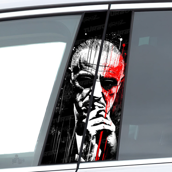 Sticker for car pillar Ojciec Chrzestny | TurboWrapz.com