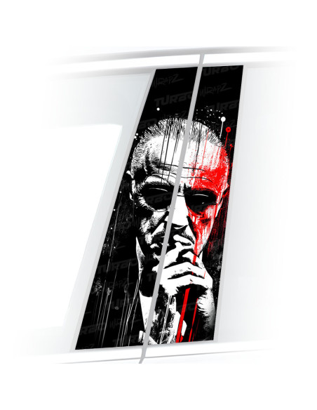 Sticker for car pillar Ojciec Chrzestny | TurboWrapz.com