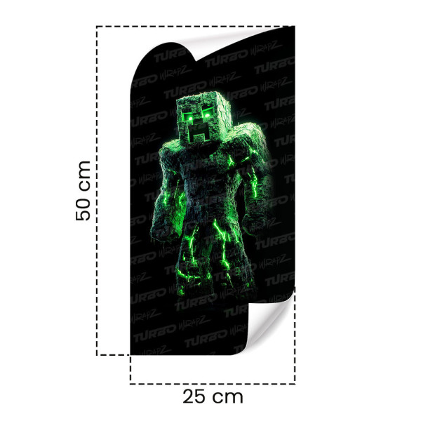 Sticker for car pillar Minecraft 1 | TurboWrapz.com