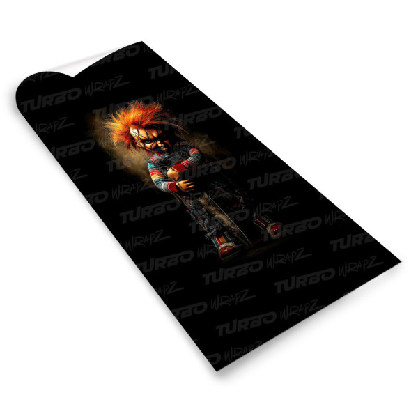 Sticker for car pillar Laleczka Chucky | TurboWrapz.com