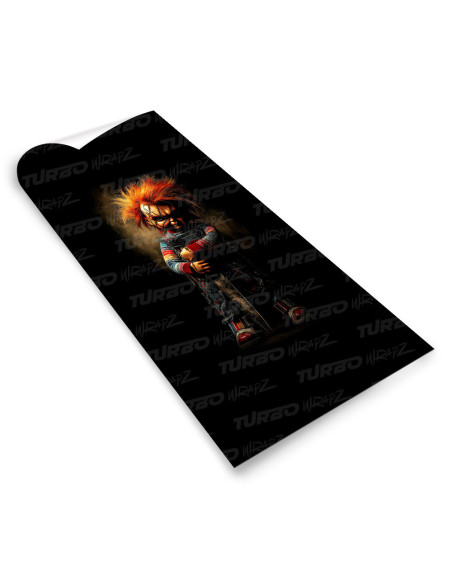 Sticker for car pillar Laleczka Chucky | TurboWrapz.com
