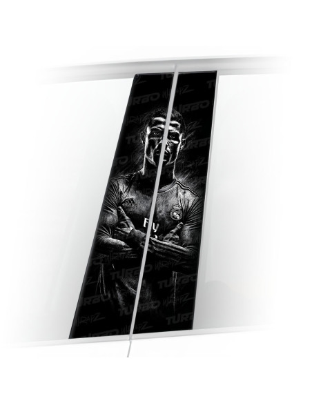 Sticker for car pillar Cristiano Ronaldo | TurboWrapz.com