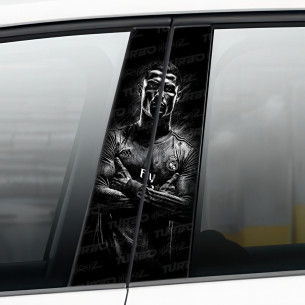 Sticker for car pillar Cristiano Ronaldo | TurboWrapz.com 2