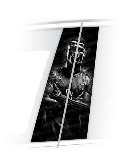 Naklejka na słupek samochodowy Cristiano Ronaldo | TurboWrapz.com