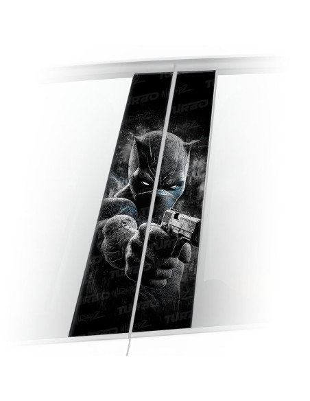 Naklejka na słupek samochodowy Czarna Pantera | TurboWrapz.com