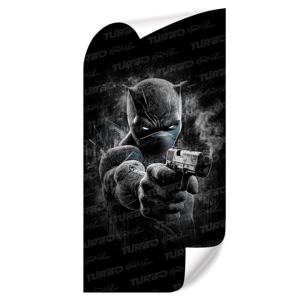 Naklejka na słupek samochodowy Czarna Pantera | TurboWrapz.com