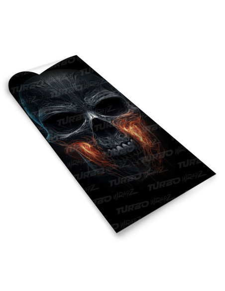 Sticker for car pillar Czaszka 1 | TurboWrapz.com