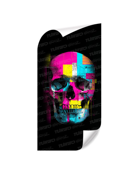 Sticker for car pillar Czaszka 2 | TurboWrapz.com