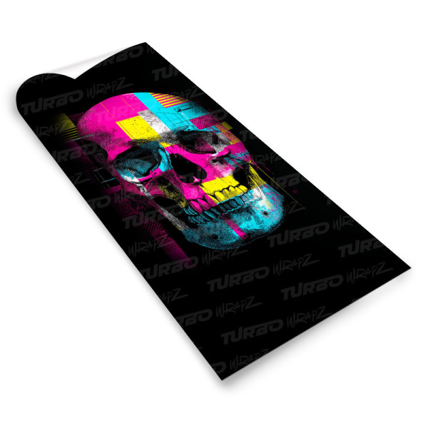 Naklejka na słupek samochodowy Czaszka 2 | TurboWrapz.com