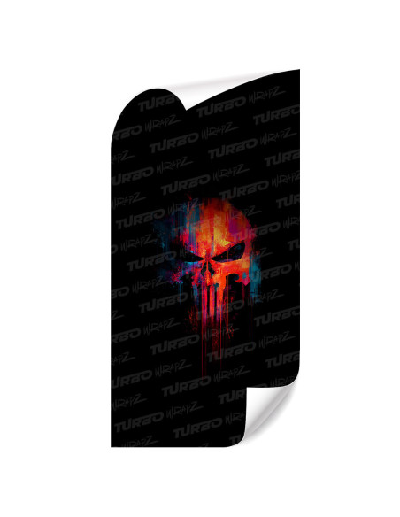 Sticker for car pillar Czaszka Punisher | TurboWrapz.com