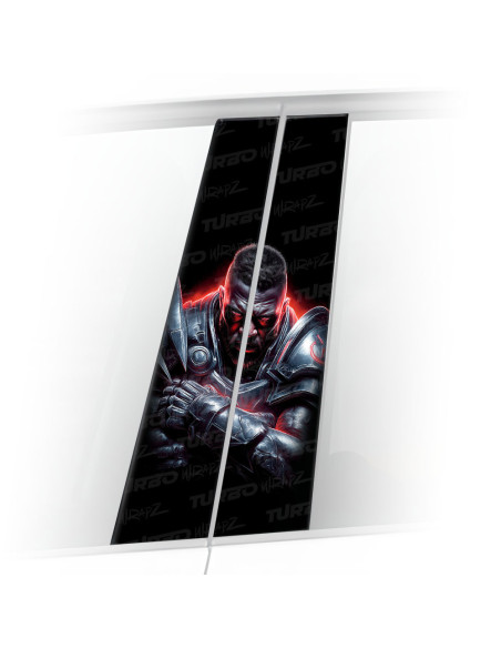 Sticker for car pillar Mecha żołnierz | TurboWrapz.com