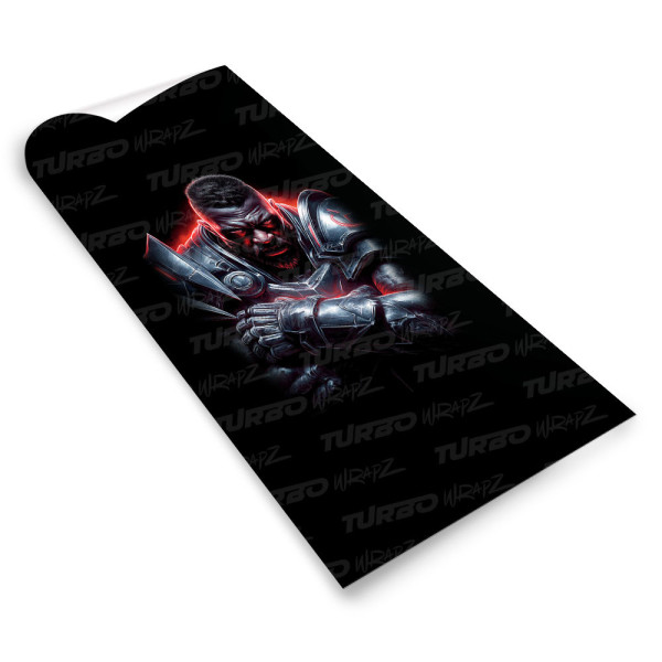 Naklejka na słupek samochodowy Mecha żołnierz | TurboWrapz.com