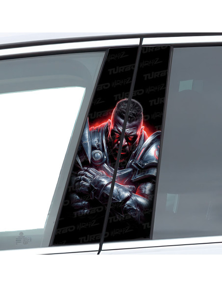 Sticker for car pillar Mecha żołnierz | TurboWrapz.com