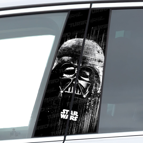 Sticker for car pillar Darth Vader 2 | TurboWrapz.com