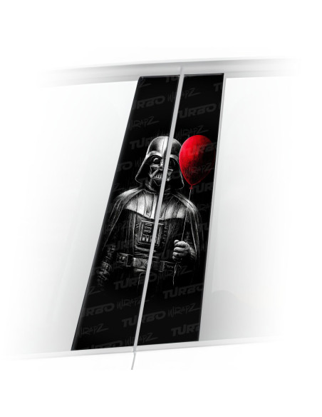 Sticker for car pillar Darth Vader z balonikiem | TurboWrapz.com