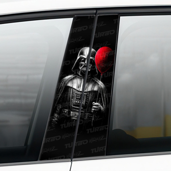 Sticker for car pillar Darth Vader z balonikiem | TurboWrapz.com
