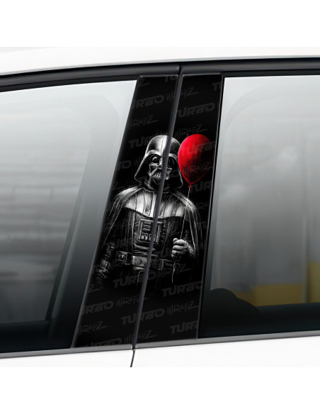 Sticker for car pillar Darth Vader z balonikiem | TurboWrapz.com
