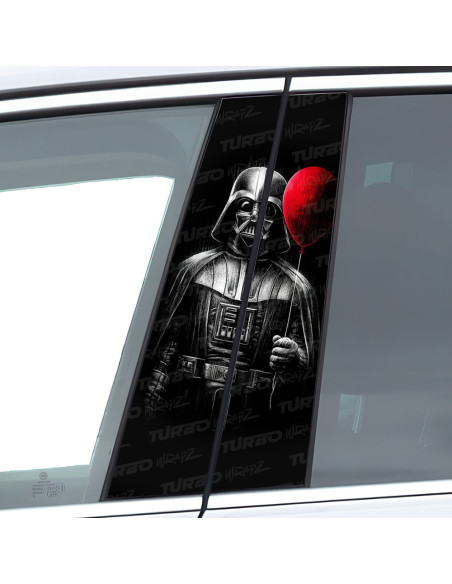 Sticker for car pillar Darth Vader z balonikiem | TurboWrapz.com