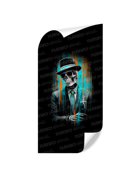 Naklejka na słupek samochodowy Śmierć w garniturze | TurboWrapz.com