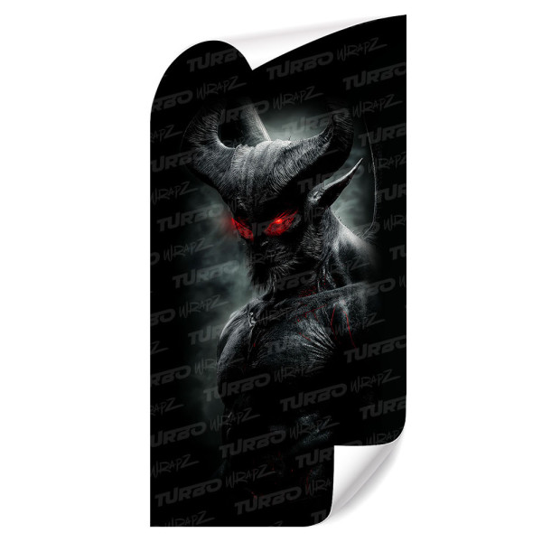Sticker for car pillar Demon z czerwonymi oczami | TurboWrapz.com