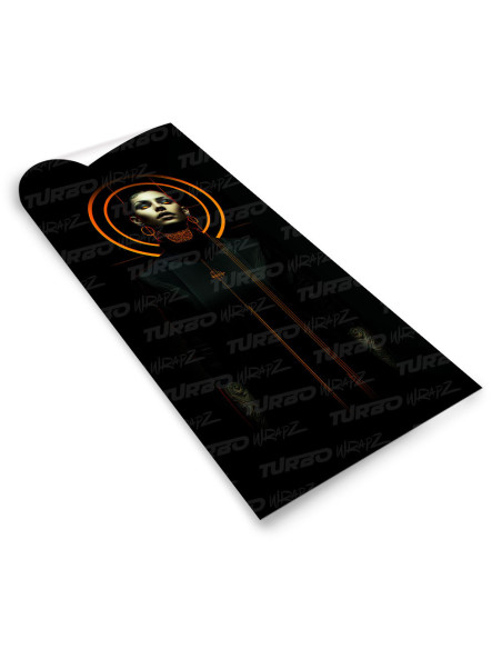 Naklejka na słupek samochodowy Dziewczyna cyberpunk | TurboWrapz.com