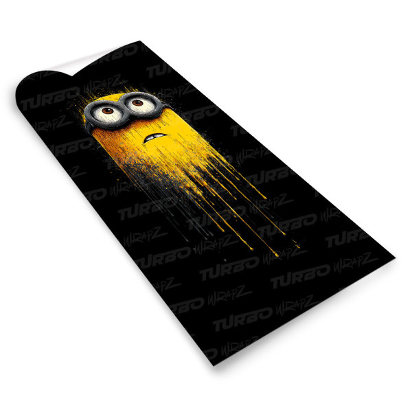 Naklejka na słupek samochodowy Minion Splash | TurboWrapz.com