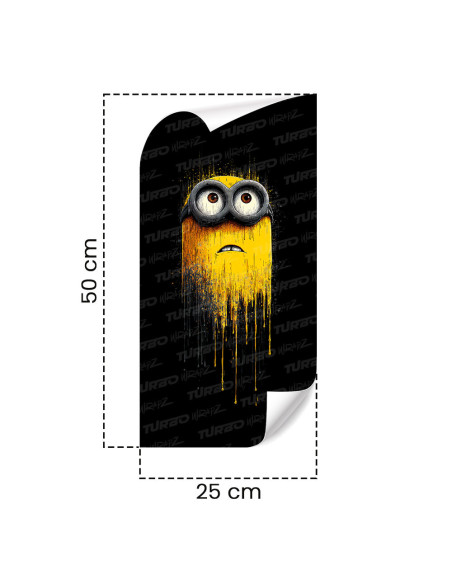Naklejka na słupek samochodowy Minion Splash | TurboWrapz.com