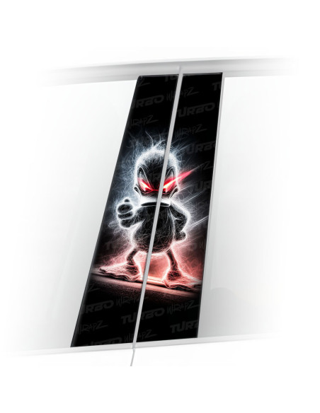 Sticker for car pillar Kaczor Donald demon | TurboWrapz.com