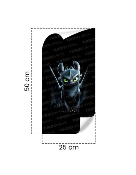 Sticker for car pillar Nocna Furia | TurboWrapz.com