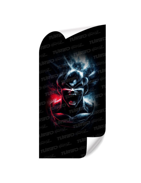 Naklejka na słupek samochodowy Goku Art | TurboWrapz.com