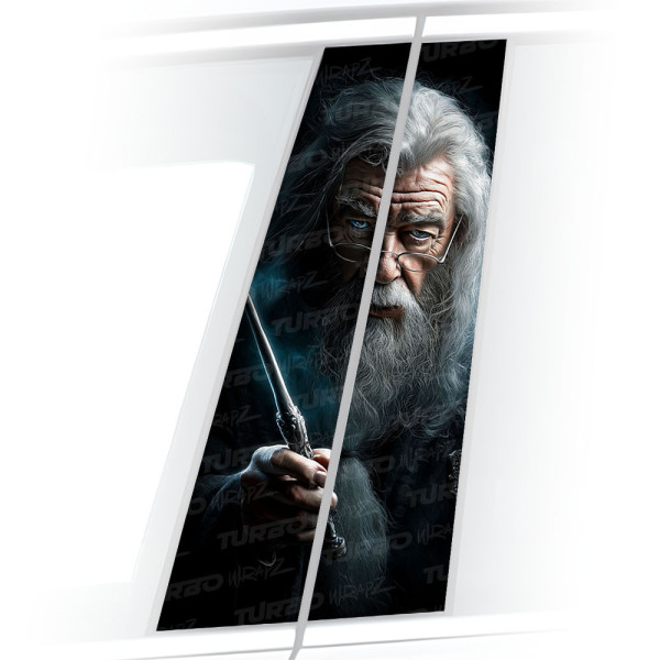 Sticker for car pillar Dumbledore | TurboWrapz.com