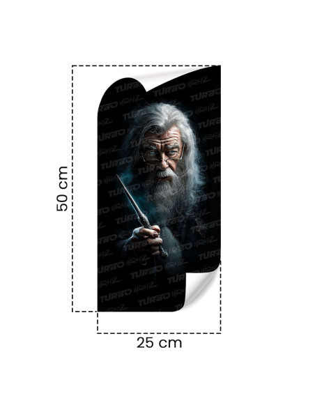 Sticker for car pillar Dumbledore | TurboWrapz.com