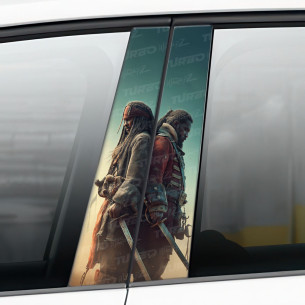 Sticker for car pillar Piraci | TurboWrapz.com 2