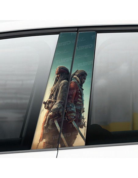 Sticker for car pillar Piraci | TurboWrapz.com