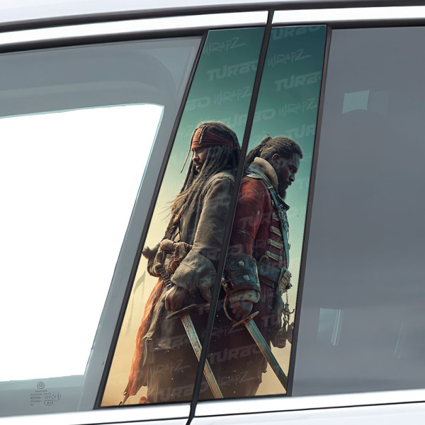 Sticker for car pillar Piraci | TurboWrapz.com