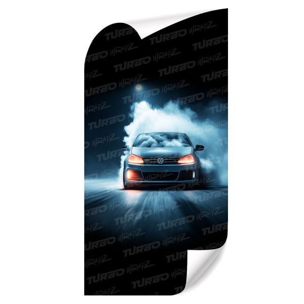 Sticker for car pillar Golf GTI V | TurboWrapz.com