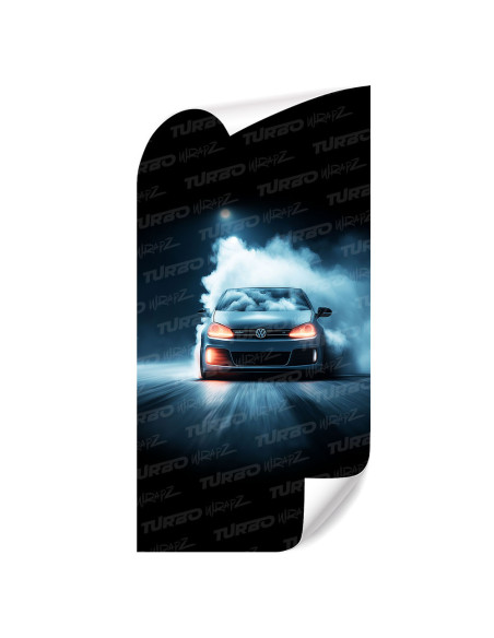 Sticker for car pillar Golf GTI V | TurboWrapz.com