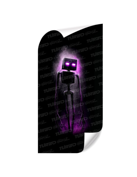 Sticker for car pillar Minecraft 2 ART | TurboWrapz.com