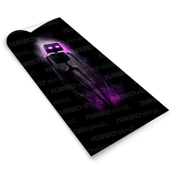 Sticker for car pillar Minecraft 2 ART | TurboWrapz.com