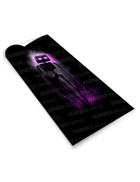 Sticker for car pillar Minecraft 2 ART | TurboWrapz.com