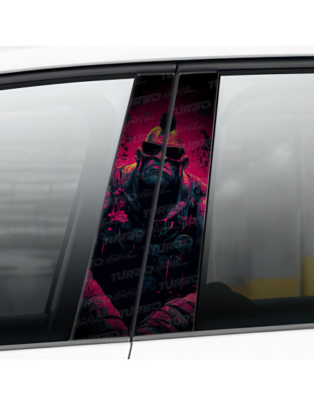 Sticker for car pillar Irokez | TurboWrapz.com