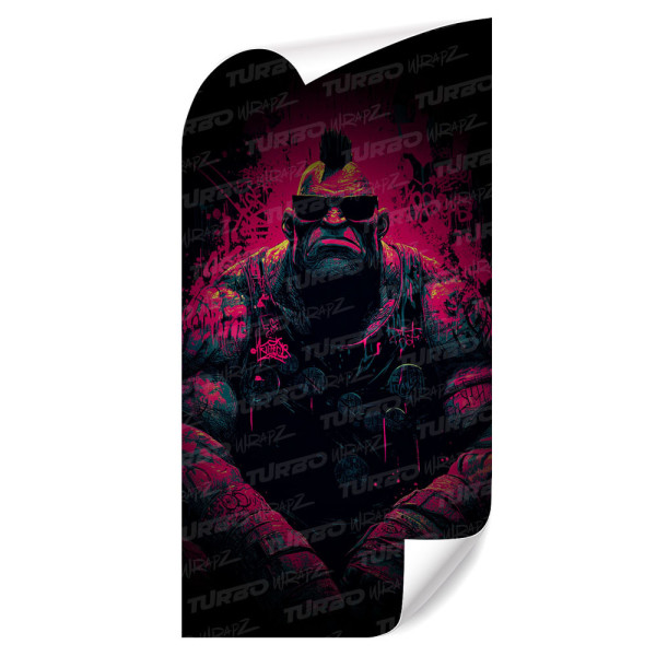 Sticker for car pillar Irokez | TurboWrapz.com