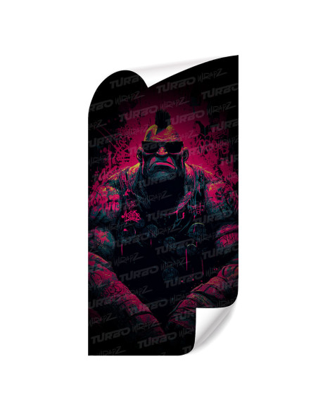 Sticker for car pillar Irokez | TurboWrapz.com