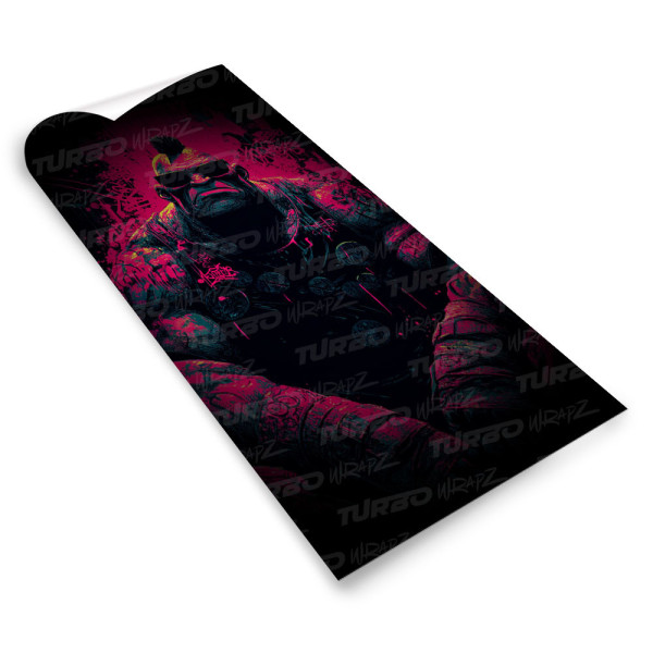 Sticker for car pillar Irokez | TurboWrapz.com