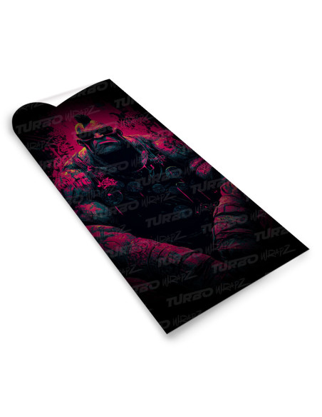 Sticker for car pillar Irokez | TurboWrapz.com