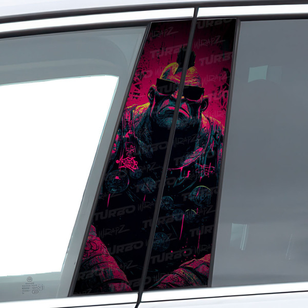 Sticker for car pillar Irokez | TurboWrapz.com