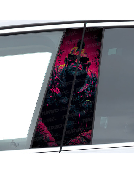 Sticker for car pillar Irokez | TurboWrapz.com