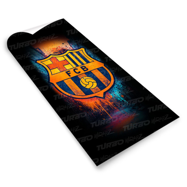 Naklejka na słupek samochodowy FC Barcelona  | TurboWrapz.com