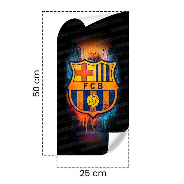 Naklejka na słupek samochodowy FC Barcelona  | TurboWrapz.com